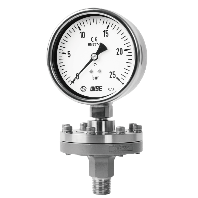 Diaphragm seal type pressure gauge_P710,P720,P730